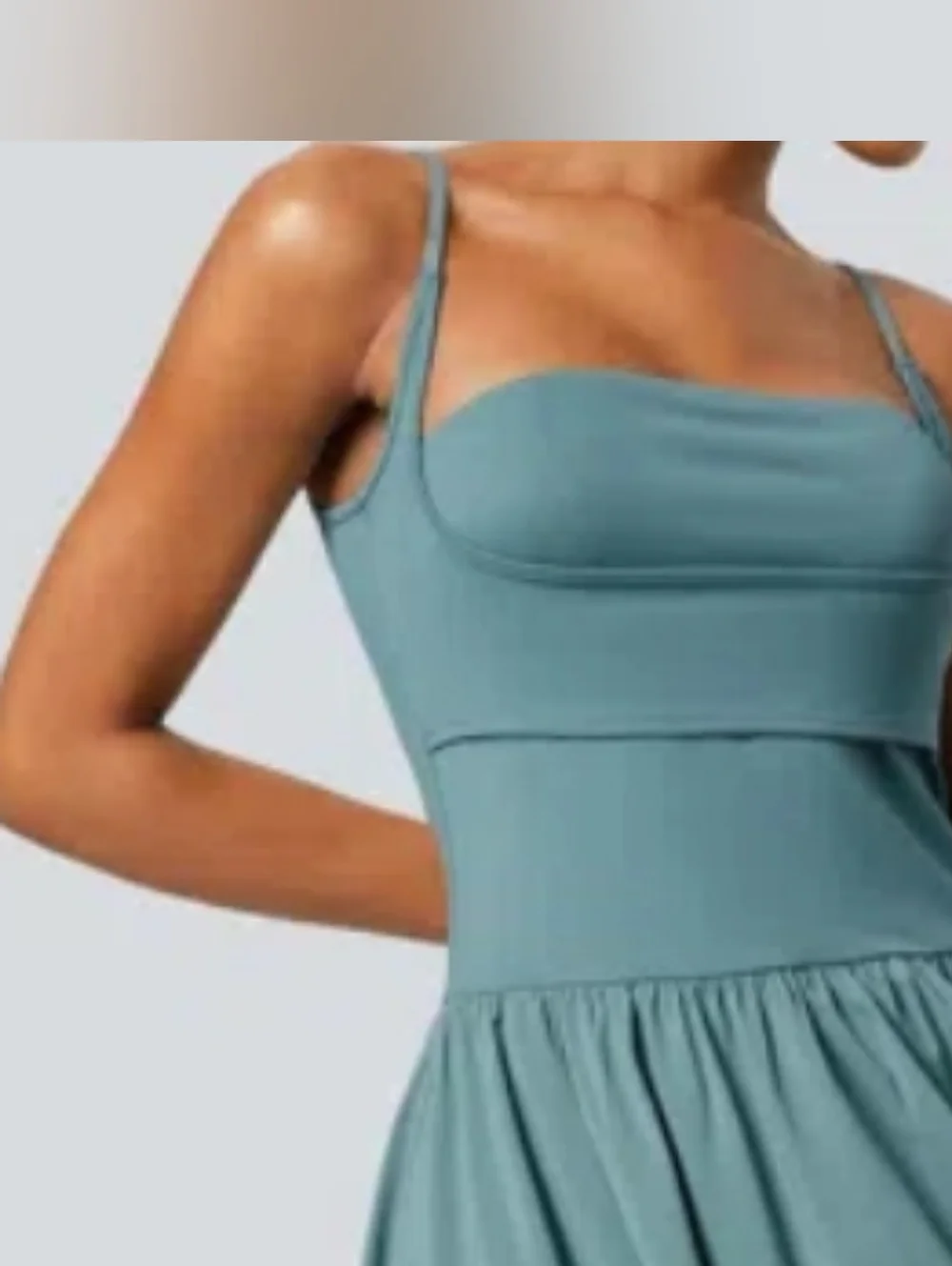 Halara Breezeful™ Backless Side Pocket Flowy Flare Maxi Slip Dress 👗 - Picture 6 of 10